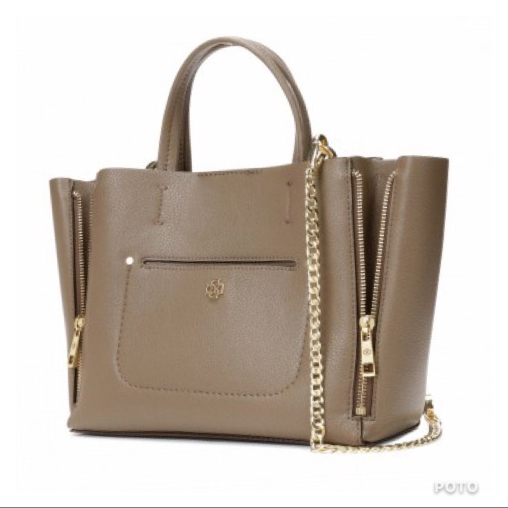 Double Zip Crossbody with Chain